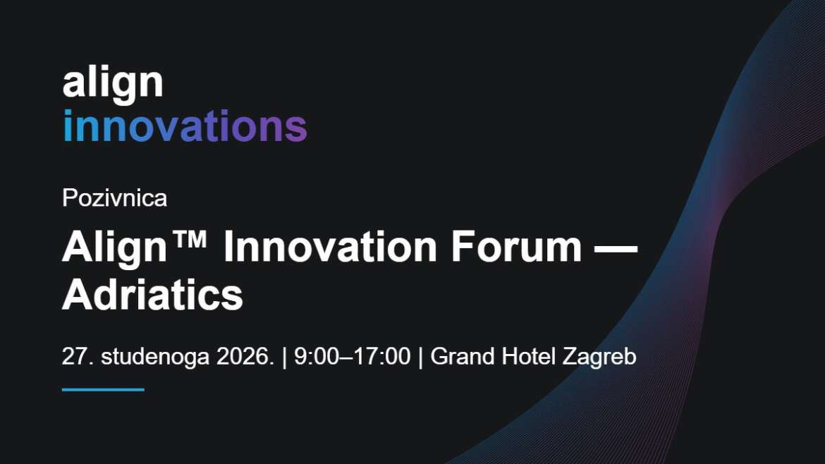 Align™ Innovation Forum — Adriatics: dr. Martina Ivanec Sapunar među predavačima